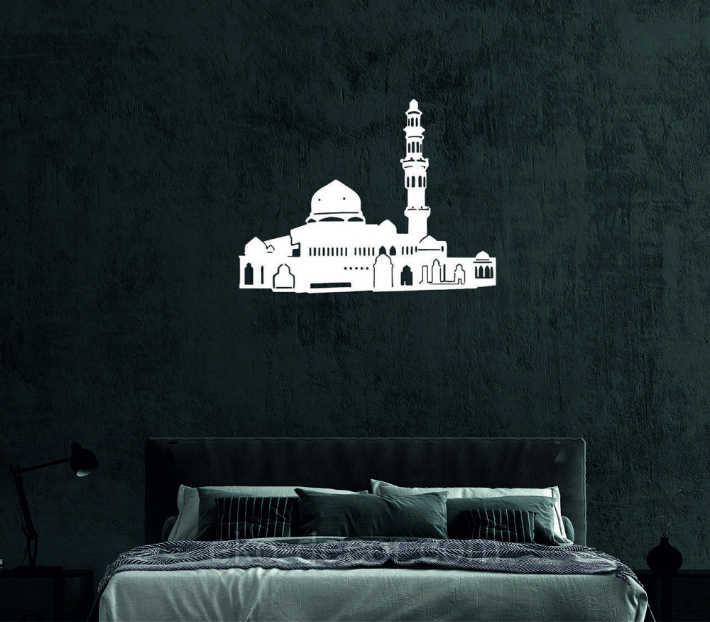 Декоративне настінне Панно «Іслам» Декор на стіну 70*52 см, Білий Київ - фото 4