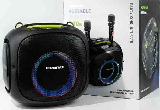 Bluetooth колонка HOPESTAR One Ultimate 240W с двумя микрофонами. Киев