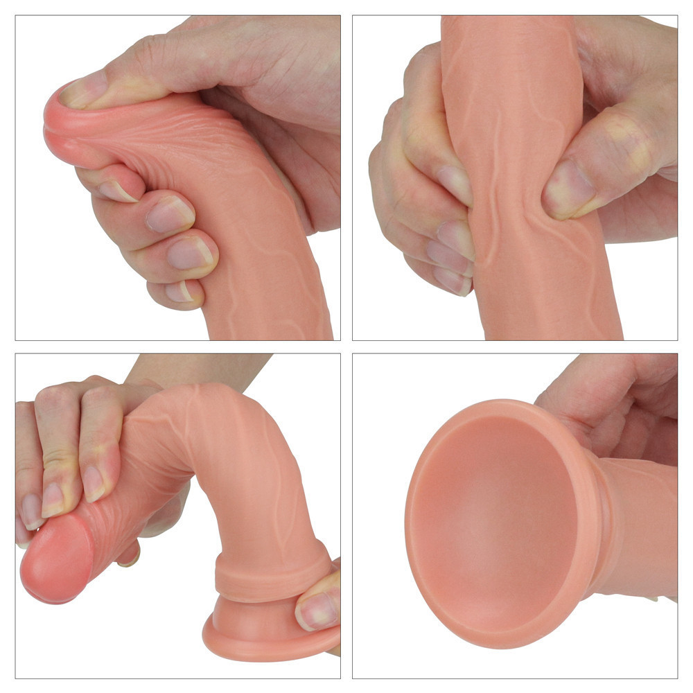Фаллоимитатор - Dual-Layered Silicone Cock 7