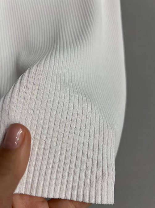 Майка жіноча A-N 3805 в рубчик з камінням на вирізі, білий, one size Київ - фото 13