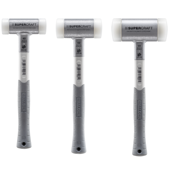 Молоток безінерційний HALDER Supercraft 3399 з трикомпонентною ручкою, Ø=50 мм, m=1040 г, І=370 мм (3399.050) Одеса