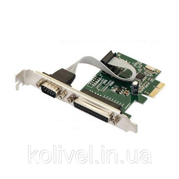 PCI-E Контролер 1xLPT, 1xCOM (RS232), WCH CH382L, RTL (B00332) Киев - изображение 2