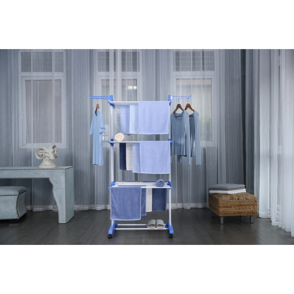 Сушилка органайзер для одежды белья многоярусная Bonro B07 Киев - изображение 5