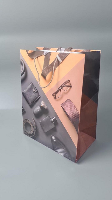 Подарочный  бумажный пакет Гигант (широкое дно )о 30/40/17(артGSD-47) (12 шт) Харьков - изображение 1