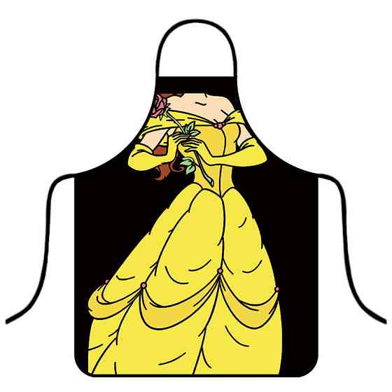 Фартух з приколом Принцеса 75 на 60 см різнобарвний Київ