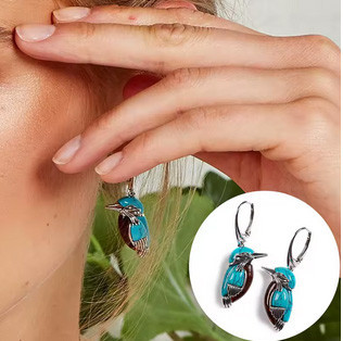 Сережки молодіжні Пташки Київ - фото 1