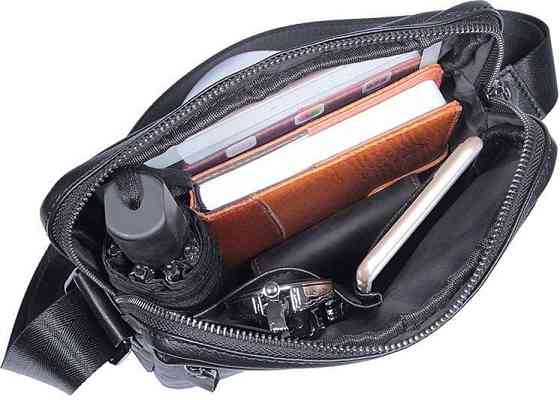 Сумка чоловіча Vintage 14486 Чорна Київ