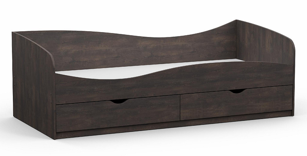 Кровать односпальная L-11, Дуб Конкордия, 2030х937х680 Львов - изображение 1