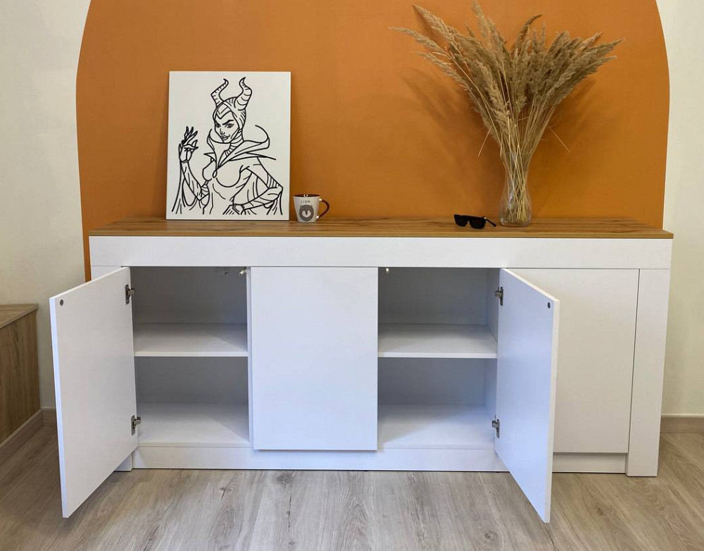 Великий комод LION Ларрі-1 Нiмфея альба/Дуб Аппалачи (LION-041009) Львів - фото 7