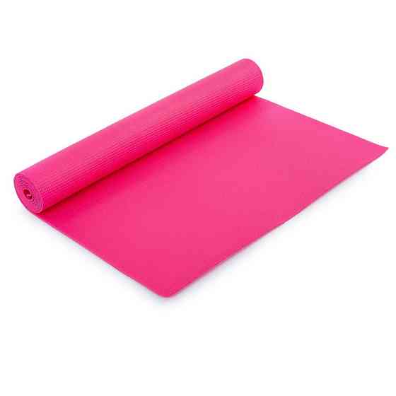 Коврик для фитнеса, йоги Yoga Mat (рр. 173см*61см*6мм) Вишнёвое