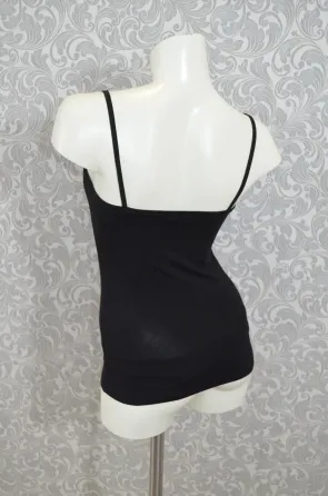 Майка жіноча на тонких бретелях чорна Lans 31/005/2 XL Київ