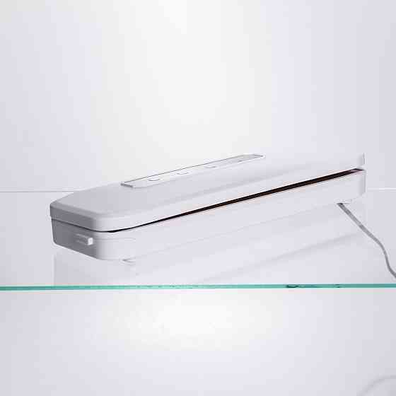 Вакууматор побутовий для сухих та вологих продуктів 400 Вт вакуумний пакувальник 4 режими роботи + 10 пакетів Білий HP-11-17W Київ