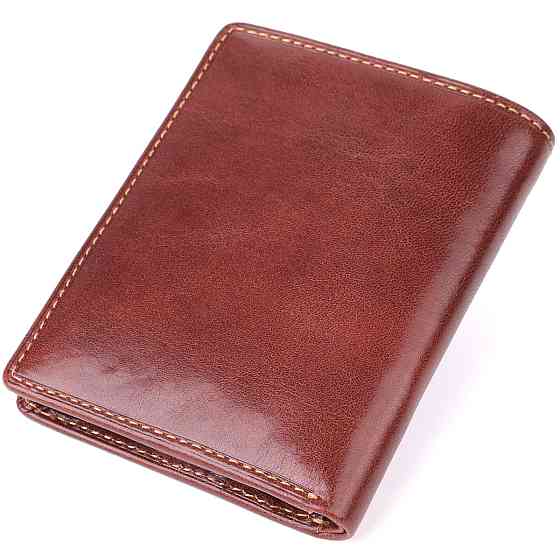 Бумажник для мужчин из глянцевой натуральной кожи Tony Perotti 20897_1 (3549 moro) Коричневый Киев