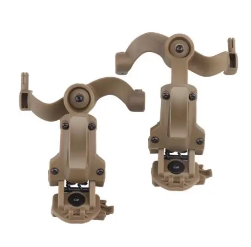 Универсальный адаптер для крепления активной гарнитуры на рельсы шлема OPS Core (Золотистая олива) Винница - изображение 1