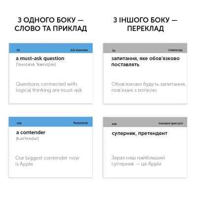 Обучающий набор English Student Карточки для изучения английского языка IT, украинский (41315787) Винница