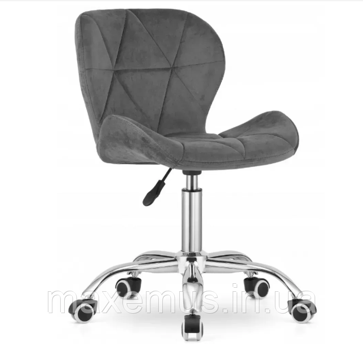 Офисное кресло операторское для персонала Bonro B 5 3 1 кресло на колесах для офиса компьютерное велюр серый Мостиска - изображение 9