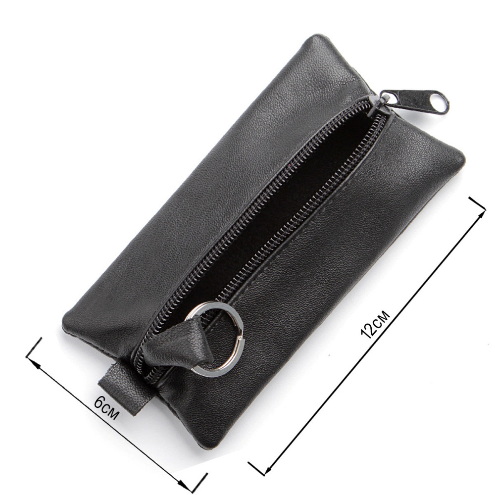 Містка ключниця з натуральної шкіри Чорна (SHVIGEL) Київ - фото 2