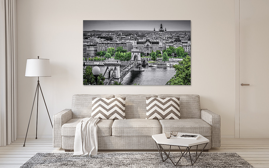 Картина полотно у вітальню / спальню     Будапешт     MLP_153  ( 60х30см ) Київ - фото 2
