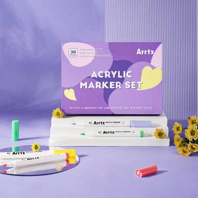 Художественный маркер Arrtx акриловые AACM-0530A, 30 цвета (LC303144) Винница - изображение 3