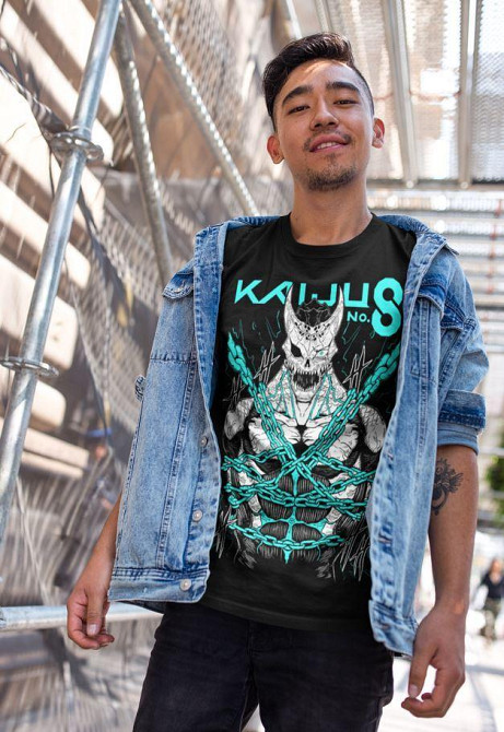 Футболка аниме Каиджу Но Мина Схиро оверсайз (S/M/L) Черний AnimeJ1150 Днепр - изображение 4