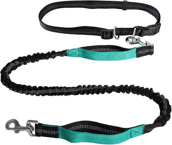 Повідець для собак з поясним ременем для бігу 120см Луцк