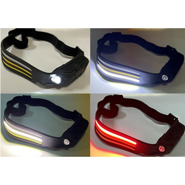 Фонарик диодный налобный BL-W689-LM+3COB, Налобный фонарь с креплением на голову, Наголовный фонарь AU-49 Киев - изображение 6