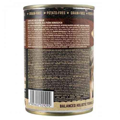 Корм вологий Carnilove Dog k консерви для собак з північним оленем 400 г Київ