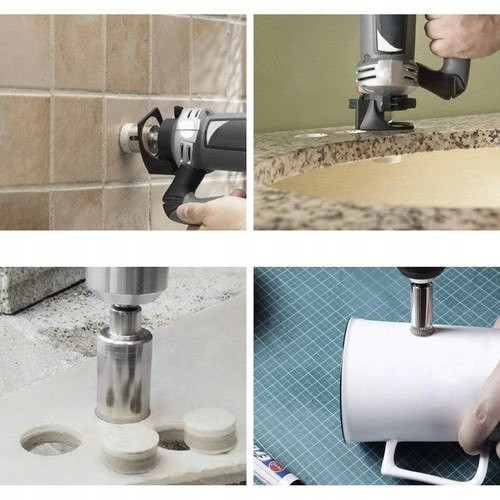 Набір коронок з алмазним напиленням 10 штук діаметром 6 - 68 мм Bigstren (21641) Нововолинськ - фото 8