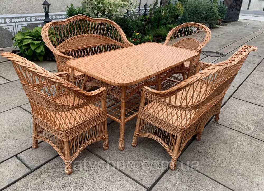 Набор мебели обычный, плетеный из лозы Киев - изображение 1