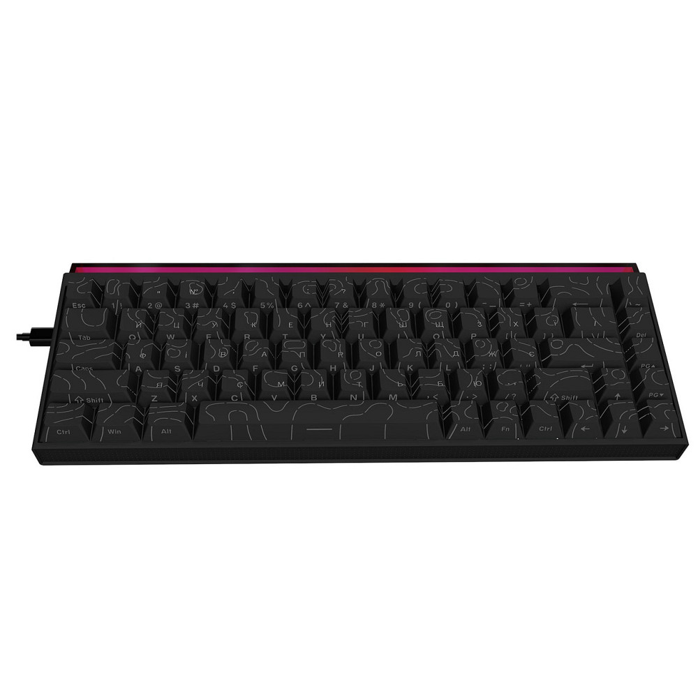 Клавіатура Ajazz NK68 Red Switch Black USB-C (NK68-R-S-B) ( 18955 ) Харьков - изображение 16