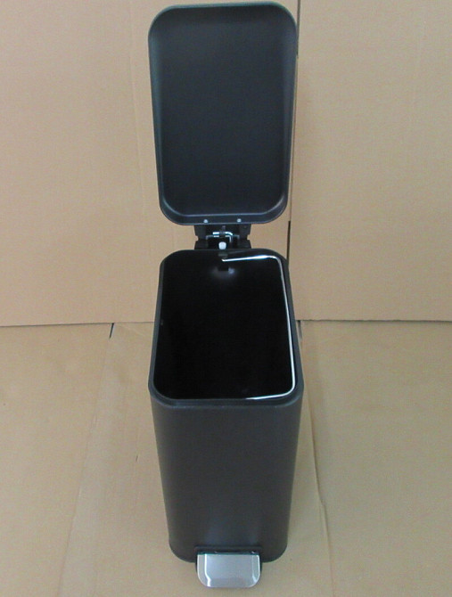 Прямокутне сміттєве відро Mixxus Diverse-TC0312 з плавним закриттям 12 л чорне (MI7091) Харків - фото 8