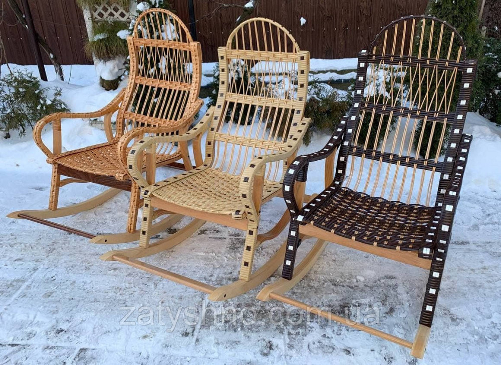 Кресло-качалка из лозы  удобная Киев - изображение 2