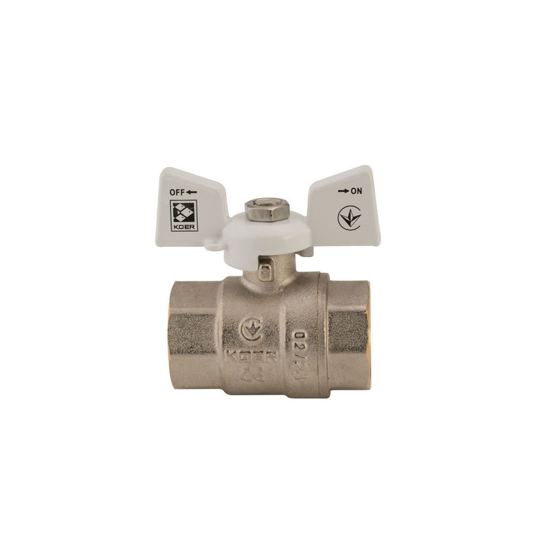 Кран кульовий Koer 3/4" ГГМ (KR.217.W) білий (KR0179)   ( 23024 ) Харків - фото 4