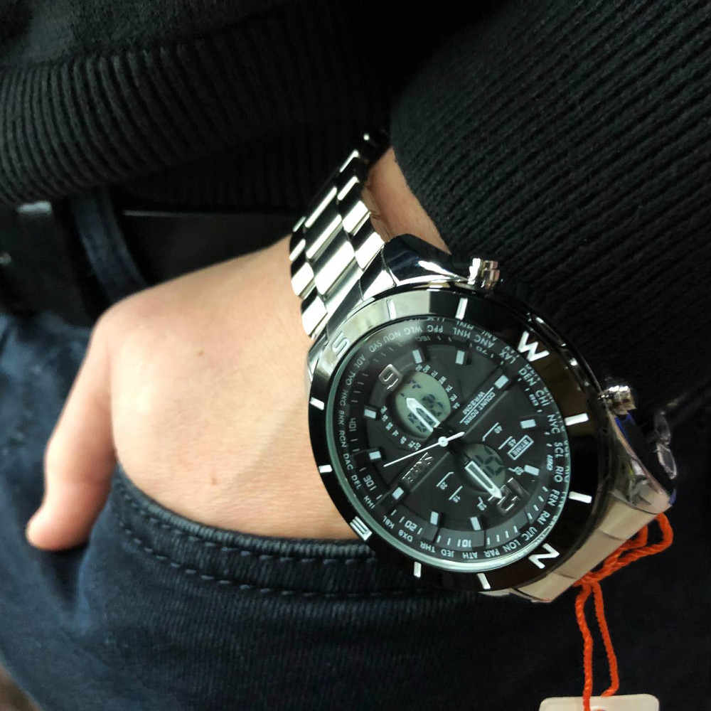 Брендовий чоловічий годинник на подарунок SKMEI, Оригінальний чоловічий класичний наручний годинник VO-73 Львів - фото 13