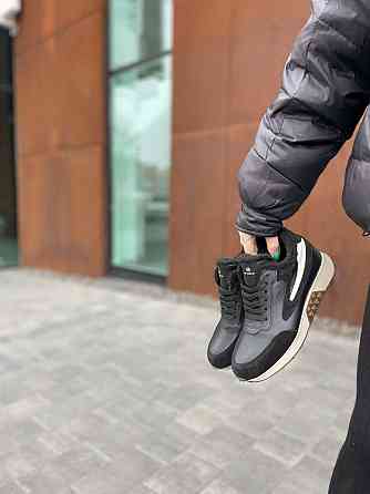 Ditas Кроссовки женские DITAS черные+кофе натуральная кожа+замша зима 38р.39р.40р.41р. (5292) Коломыя