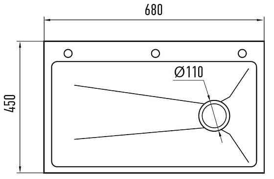 Мийка Zerix ZH6845-SET-05 Decor Nano-Silver (3.0/0.8) з нерж. сталі комплект (нержавійка) (ZM5589) Київ
