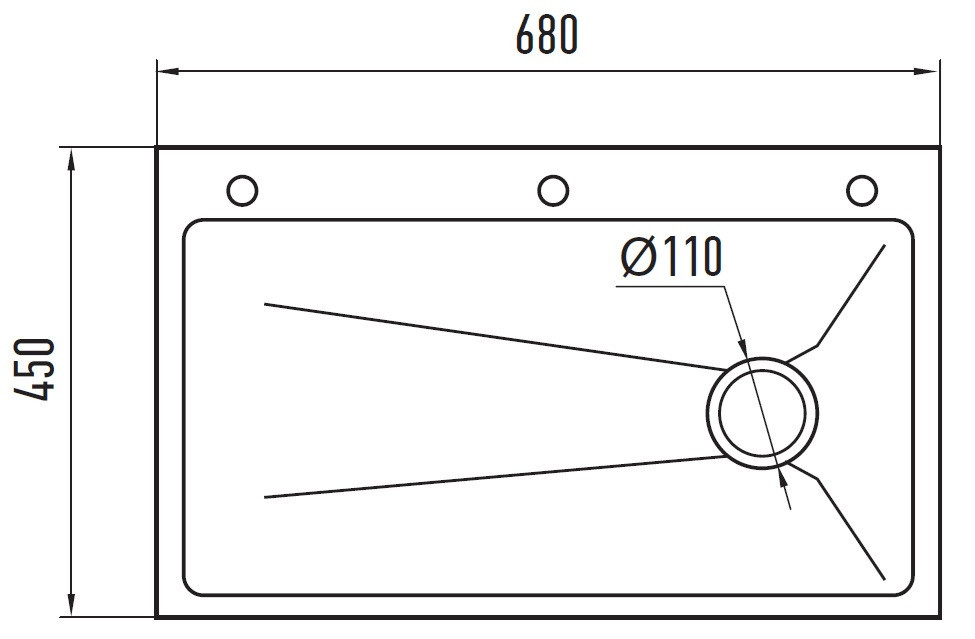 Мийка Zerix ZH6845-SET-05 Decor Nano-Silver (3.0/0.8) з нерж. сталі комплект (нержавійка) (ZM5589) Київ - фото 4