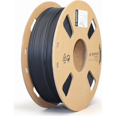 Пластик для 3D-принтера Gembird PLA, 1.75 мм, Matte black (3DP-PLA-01-MTBK) Вінниця - фото 1