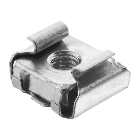 Гайки, шайби, накрутки, Гайка-вставка Сріблястий, Метал, Розміри (мм): T-9.9x9.9 H-5.5 M-3. Марка автомобіля: Київ