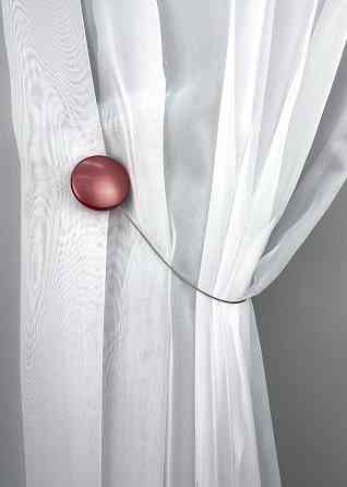 Магниты для штор и гардин Круг 2 шт Коралловый (81-291) Киев