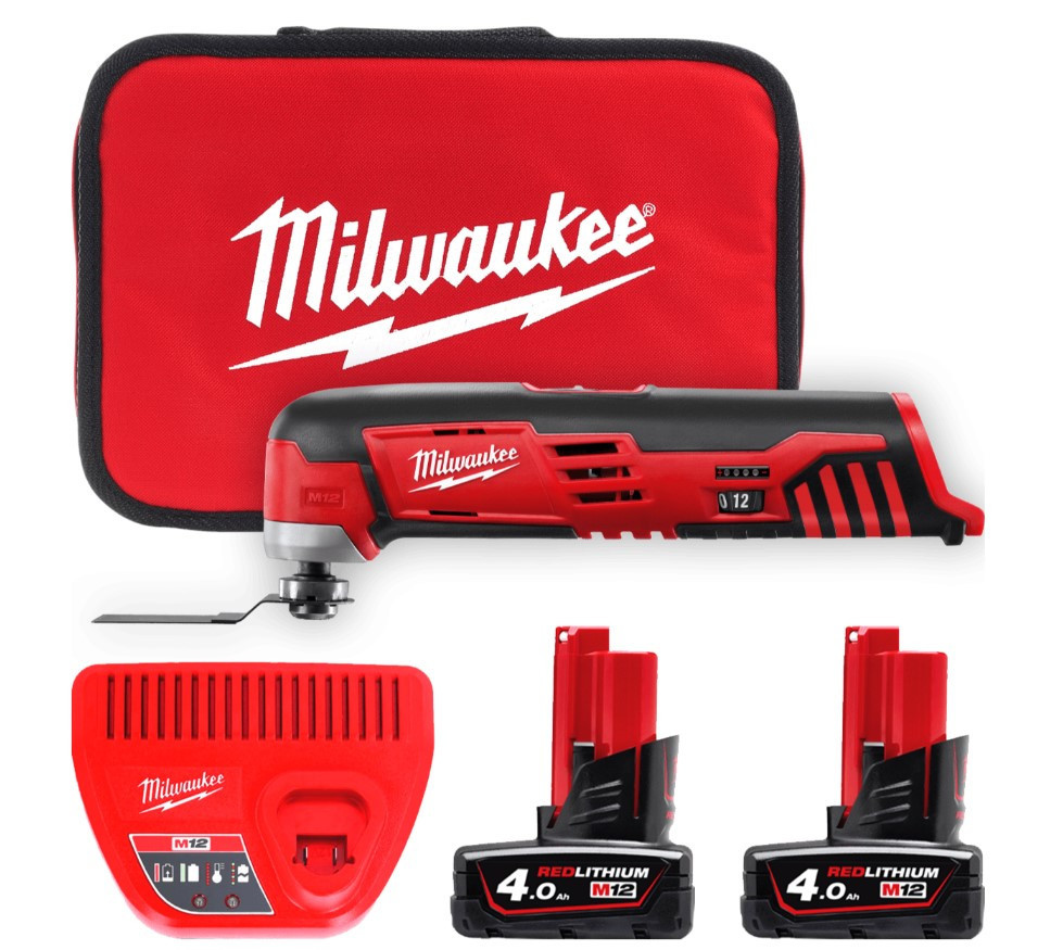 Аккумуляторный мультиинструмент MILWAUKEE C12 MT-402B (Li-Ion 4 ач) 4933441705 (+ заряд.устройства, 2 аккум., адаптер, шлифовальная д Одесса - изображение 1
