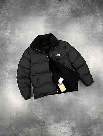 Водонепроникна зимова чоловіча двостороння чорна куртка the north face, зимова тепла куртка норт фейс пуховик Львів