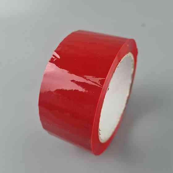 Упаковочный скотч Красный  38мк 45мм 80метров  