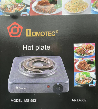 Плита електрична Domotec MS-5531 1кф з широкою спіраллю, 1000Вт 4659/5283 Одеса