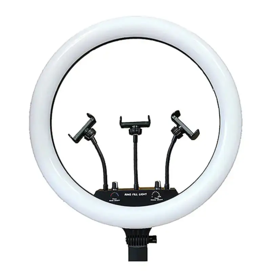 Кольцевая светодиодная Led лампа RGB-MJ-18 45см (Белый и цветной свет) Винница