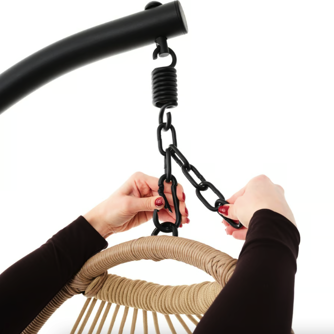 Підвісне крісло-кокон Di Volio Beluno бежевий Киев - изображение 9