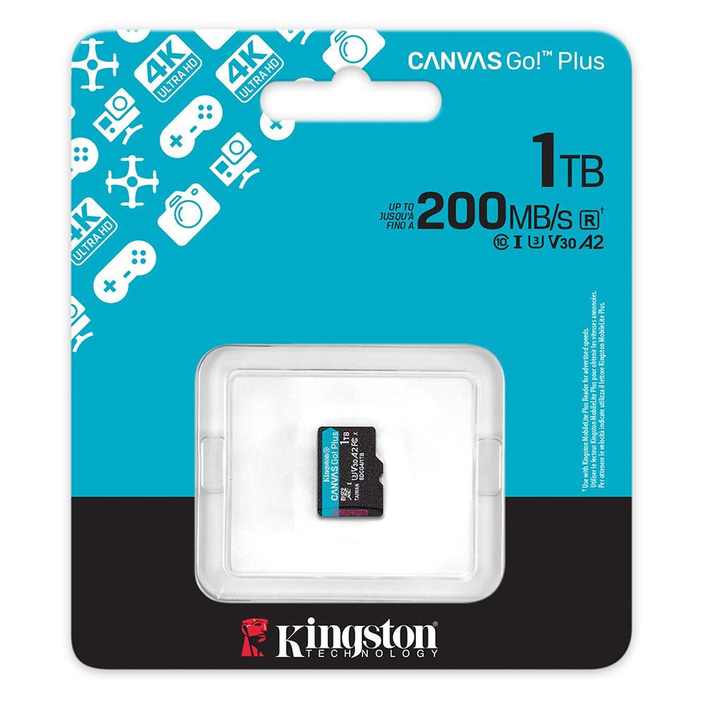 Карта памяти microSDXC (UHS-1 U3) Kingston Canvas Go! Plus 1Tb class 10 A2 V30 (R200MB/s, W-160MB/s) Киев - изображение 2