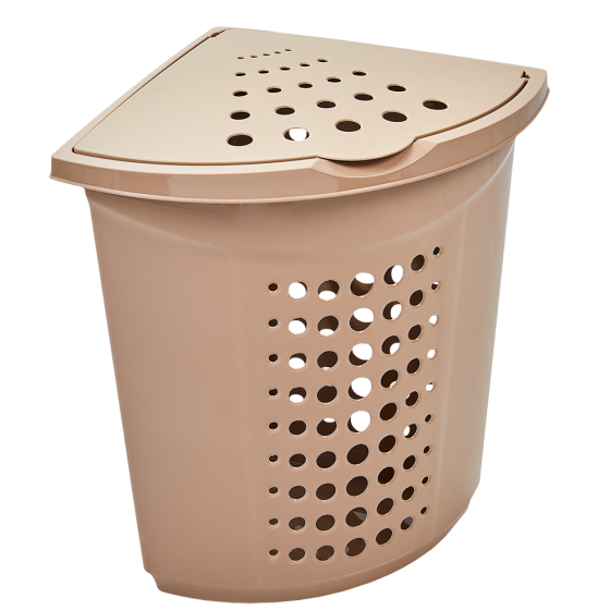 Корзина для белья угловая 45л Белая роза Харьков