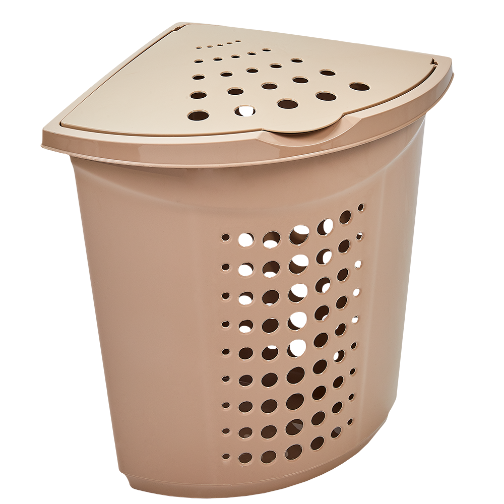 Кошик для білизни кутовий 45л Біла троянда Харків - фото 2