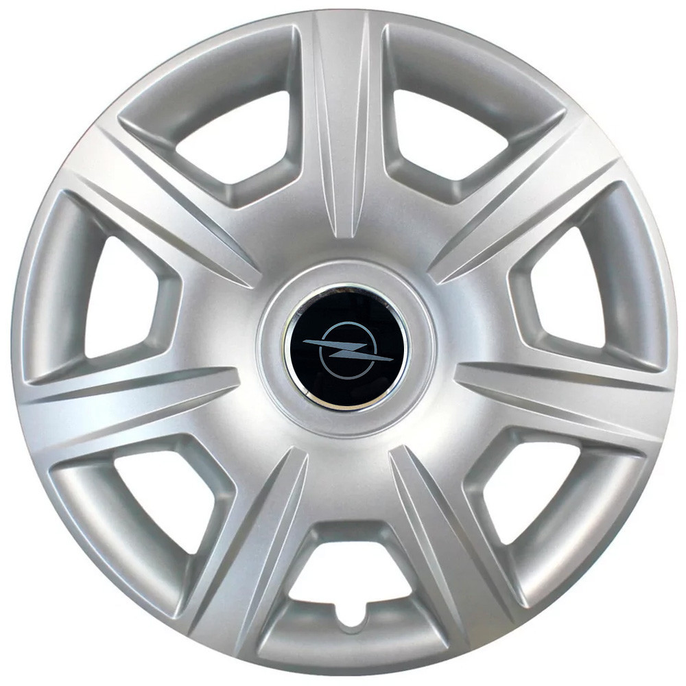 Автомобильные модельные колпаки R15 Opel NEW 327 4шт, SJS, серебристые Киев - изображение 1